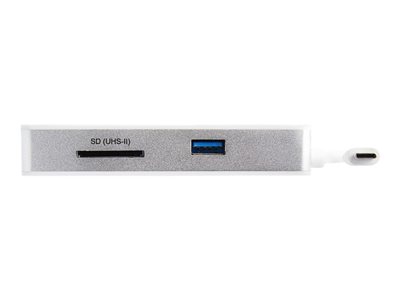 StarTech.com Adaptateur multiport USB-C avec lecteur de carte SD  (UHS-II)/Power Delivery 100 W/HDMI 4K/GbE/USB 3.0 (DKT3CHSD4GPD) - La Poste