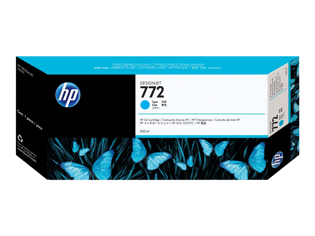 HP 772 300-ML CYAN INK CARTRIDG