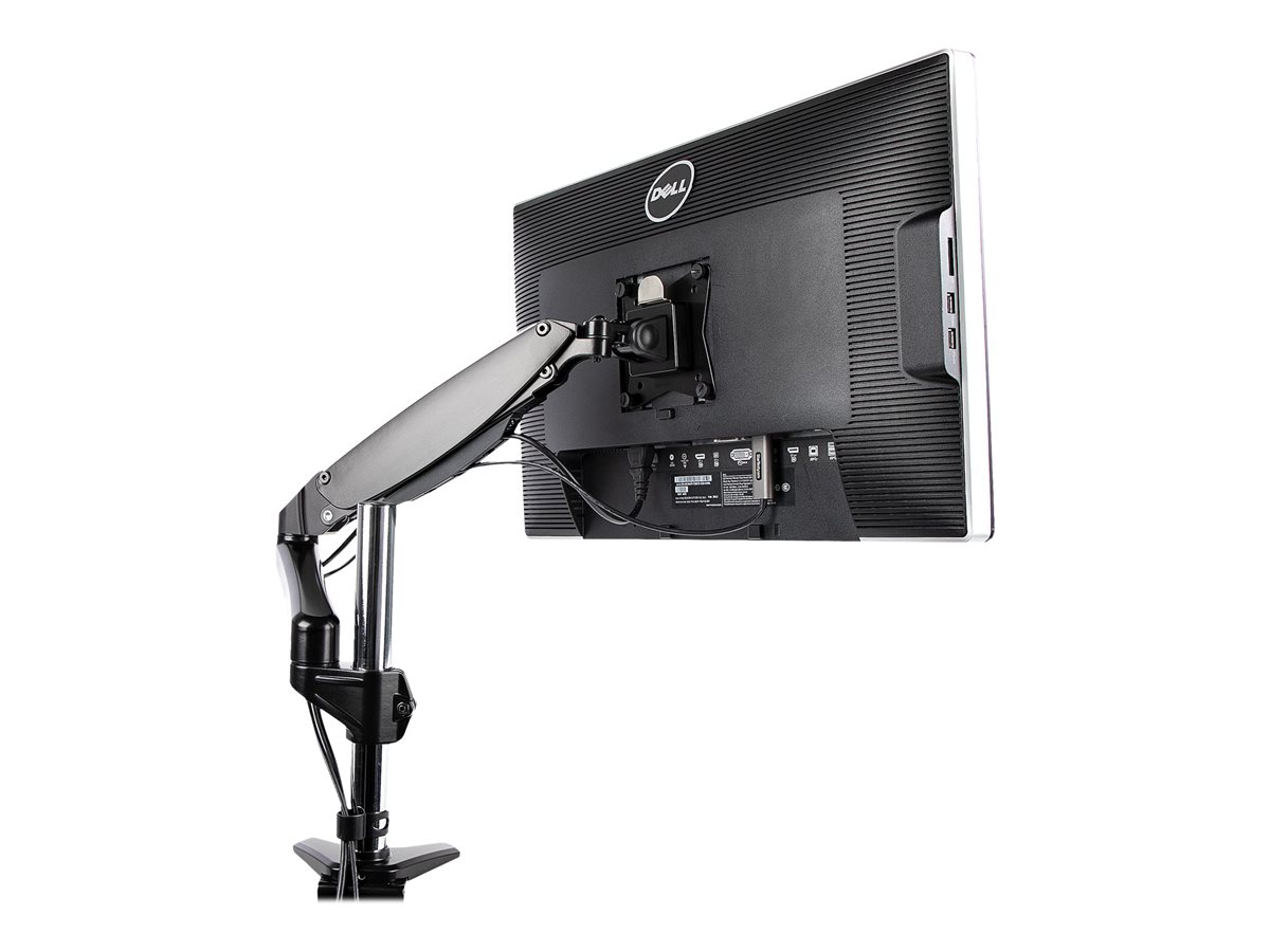 StarTech.com Desk Mount Monitor Arm for Single VESA Display up to 32" or 49" Ultrawide 8kg/17.6lb, Full Motion Articulating & Height Adjustable w/ Cable Management, C-Clamp, Grommet Mount - Single Monitor Arm montážní sada - nastavitelné rameno s plným rozsahem pohybu - pro obrazovka – foto 2