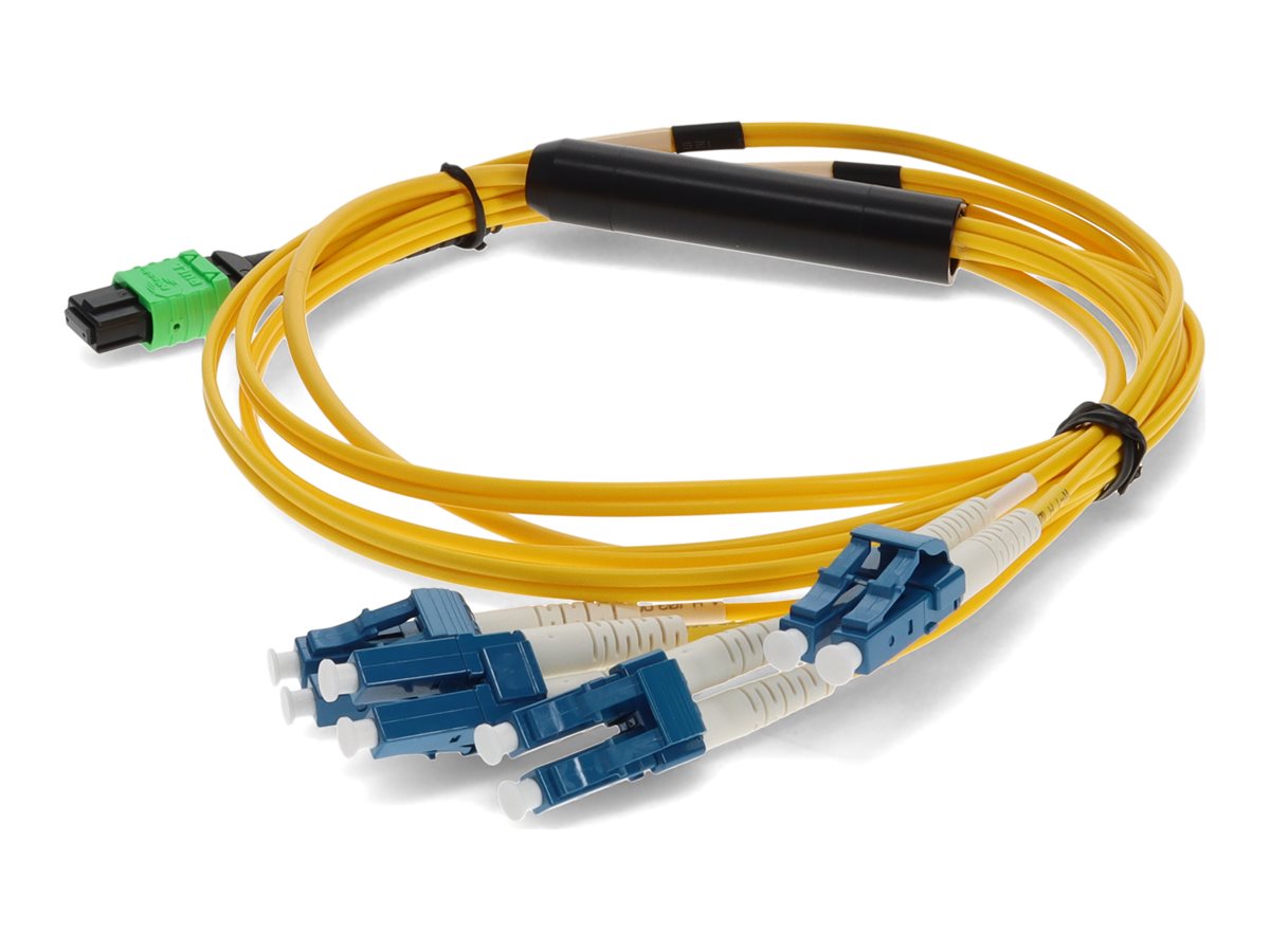 AddOn - Patch cable - MPO/UPC single-mode (F) to LC/UPC single-mode (M)