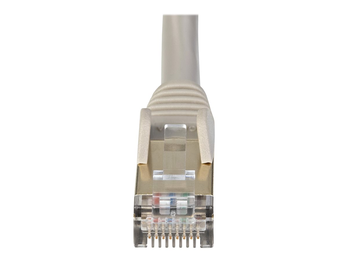 StarTech.com 7m CAT6A Ethernet Cable, 10 Gigabit Shielded Snagless RJ45 100W PoE Patch Cord, CAT 6A 10GbE STP Network Cable w/Strain Relief, Grey, Fluke Tested/UL Certified Wiring/TIA - Category 6A - 26AWG (6ASPAT7MGR) - patch kabel - 7 m - šedá – foto 3