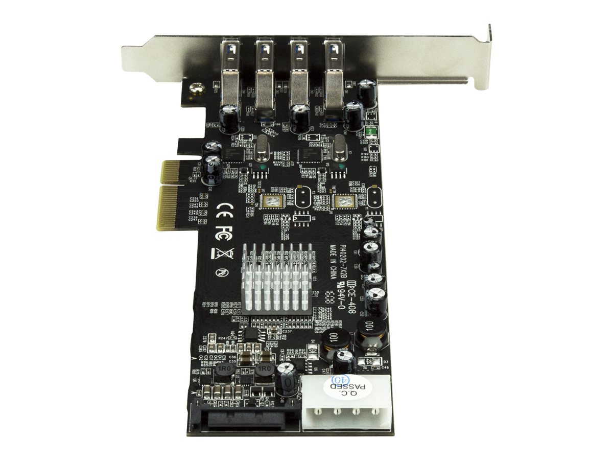 StarTech.com 4-Port USB 3.0 PCI Express Card Adapter - PCIe SuperSpeed USB 3.0 Expansion Card w/ 2 Dedicated 5Gbps Channels (PEXUSB3S42V) - USB adaptér - PCIe x4 - USB 3.0 x 4 – foto 5