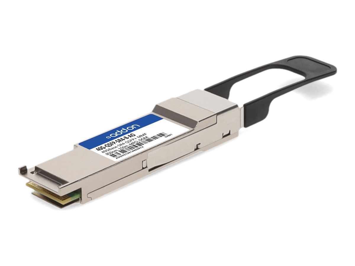 AddOn - QSFP+ transceiver module (equivalent to: Brocade 40G-QSFP-SR4-8)