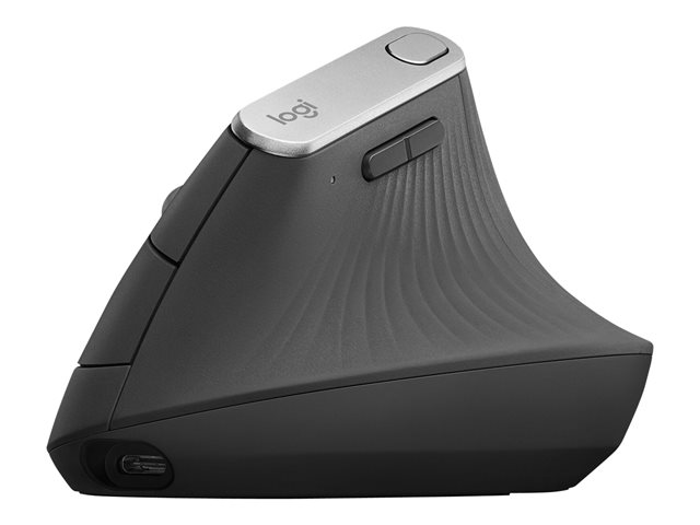 Logitech Mx Vertical Vertical Mouse Usb Bluetooth 24 Ghz Graphite