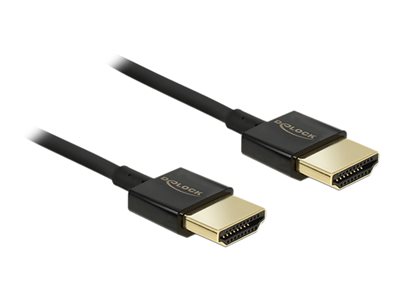 DELOCK Kabel HDMI-A > HDMI-A 3D 4K 0,5 m - 84786
