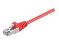 goobay CAT 5e SF/UTP 3m Netværkskabel Rød
