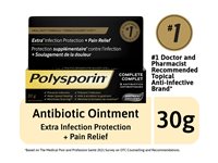 Polysporin Complete Extra Infection Protection + Pain Relief Ointment - 30g
