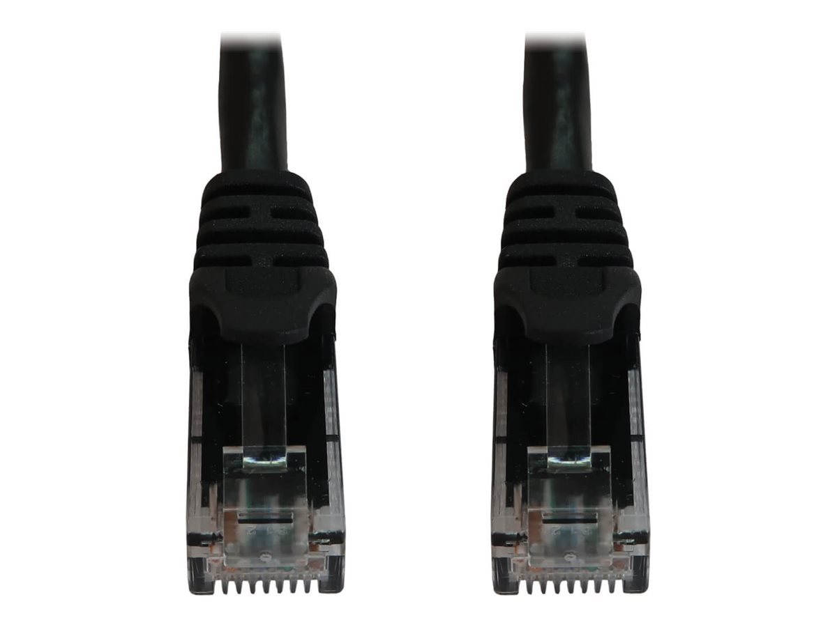 Eaton Tripp Lite Series Cat6a 10G Snagless Molded UTP Ethernet Cable (RJ45 M/M), PoE, Black, 15 ft. (4.6 m)