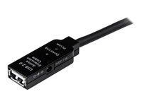 Cable Alargador USB Startech USB2AAEXT20M 20 m Negro
