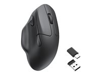 Keychron M7 Optisk Trådløs Kablet Sort