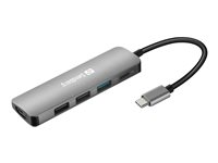 Sandberg USB-C Dock HDMI 3xUSB PD 100W Dockingstation