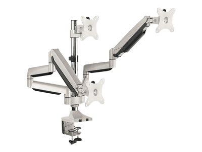 SIIG Triple Monitor Aluminum Gas Spring Desk Mount