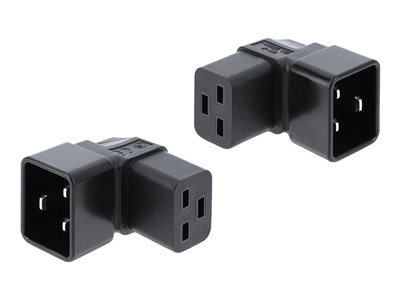 DELOCK Netzadapter IEC 60320 - C14 auf C13, Stecker / Buchse