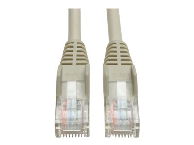 Tripp Lite 3ft Cat5e / Cat5 Snagless Molded Patch Cable RJ45 M/M Gray 3'