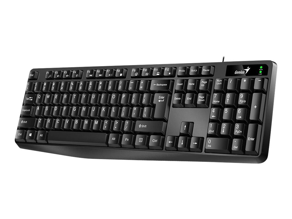 Genius KB-117 keyboard black Input Usage / lifestyle Back 72450