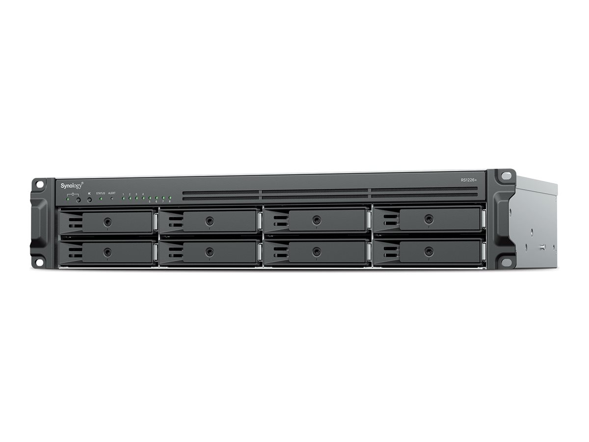 Synology RackStation RS1226+ NAS Product shot Right-angle 79850