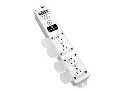 Tripp Lite Safe-IT Surge Protector Power Strip Medical Hospital Antimicrobial Metal 4 Outlet 15' Cord