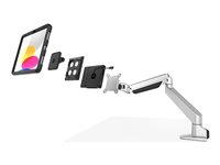 Compulocks Universal Tablet Magnetic Articulating Arm Mount Plus Hub mounting kit - adjustable arm - for tablet - universal, magnetic - black