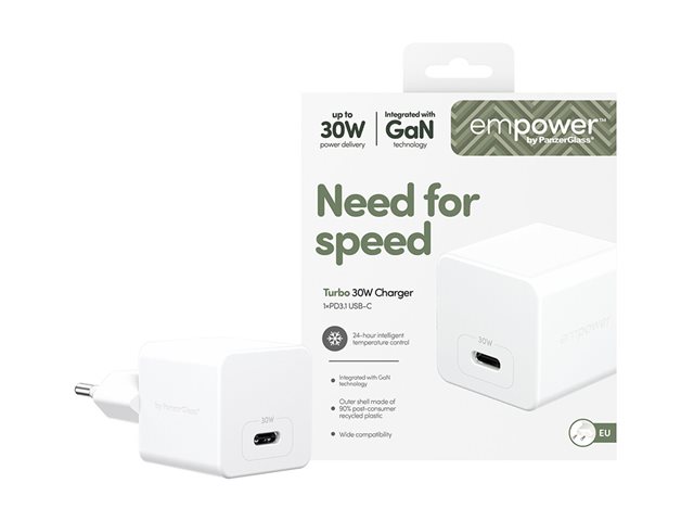 PanzerGlass empower nabíječka Turbo GaN 30 W 1x USB-C, bílá – foto 7