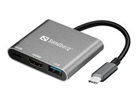 Sandberg USB-C HDMI USB Dockingstation