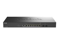 D-Link DXS 1210-10MP - switch - 8 ports - Managed - rack-mountable