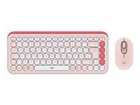 Logitech POP Icon Combo Sæt med mus og tastatur Saks Trådløs