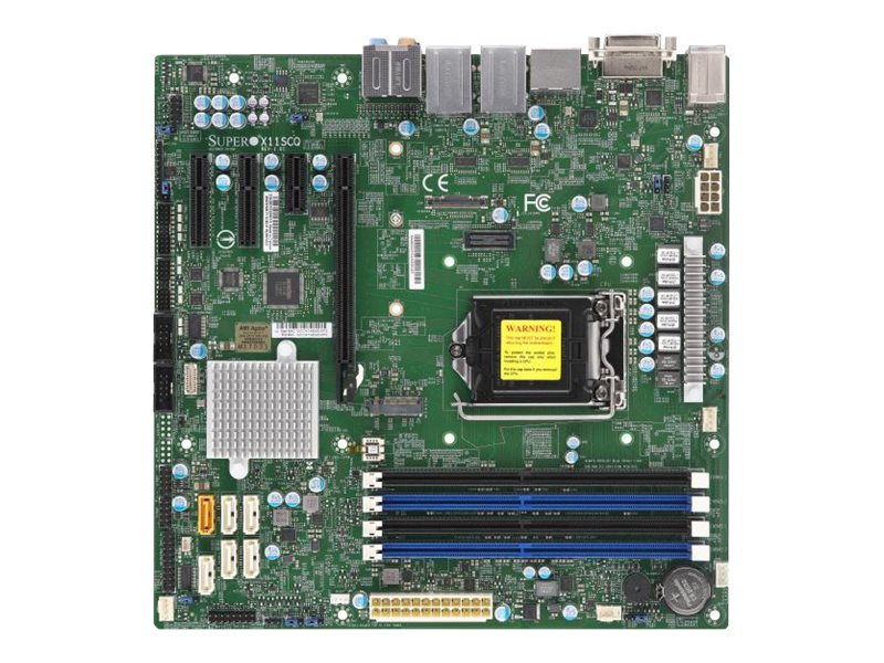 Płyta Główna Supermicro X11SCQ 1x CPU Coffee Lake Miro ATX Core i7, 2U Application 