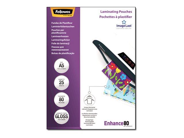 FELLOWES IL POCH BRILLANTES A5 80 MIC X