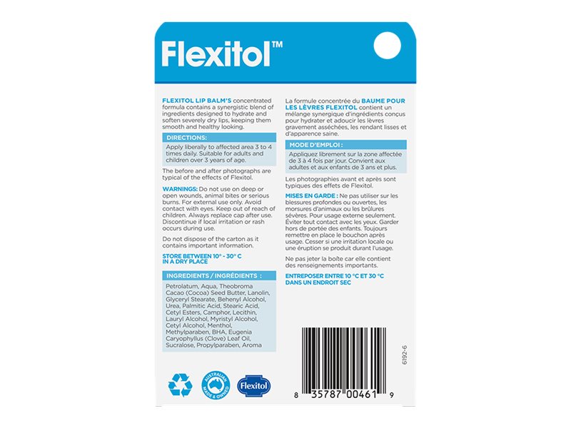 Flexitol Lip Balm - 10g