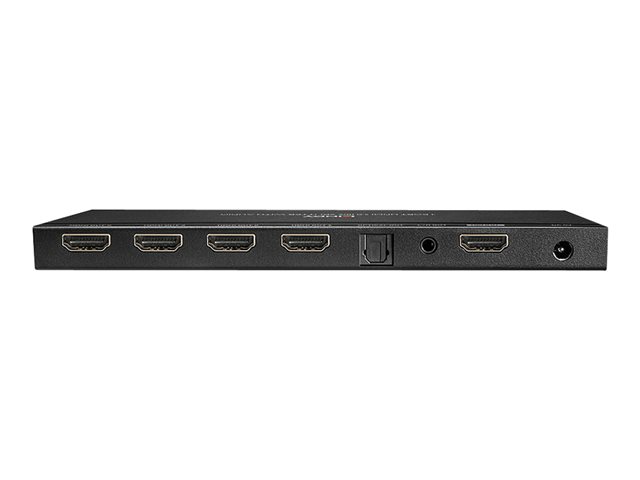 Splitter HDMI 18G avec Audio & Downscaling, 4 Ports