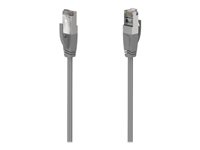 Hama network cable - 10 m - grey