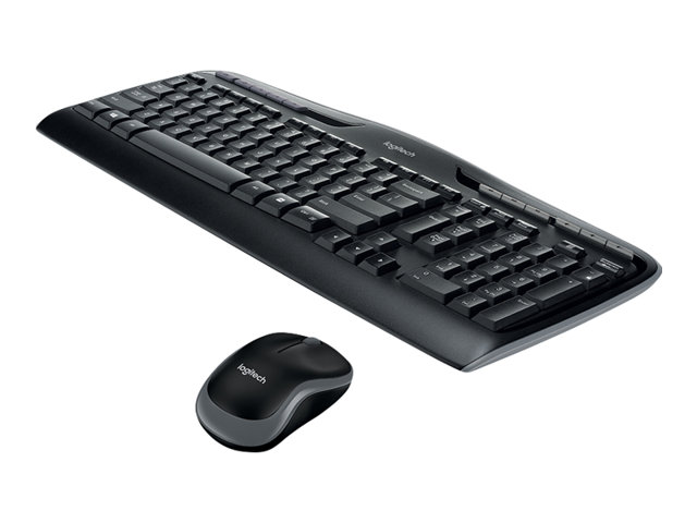 Logitech Wireless Combo MK330 - klávesnice a sada myši - US mezinárodní - černá Vstupní zařízení – foto 4