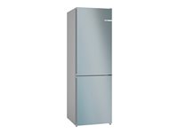 Bosch Serie | 4 Køleskab/fryser 218liter Klasse D 103liter Fritstående Rustfritstål look