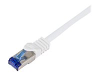LogiLink Professional CAT 7 (kabel)/CAT 6a (stikforbindelser) S/FTP 2m Patchkabel Hvid RAL 9003