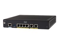 Cisco Integrated Services Router 931 Router 4-port switch Kabling