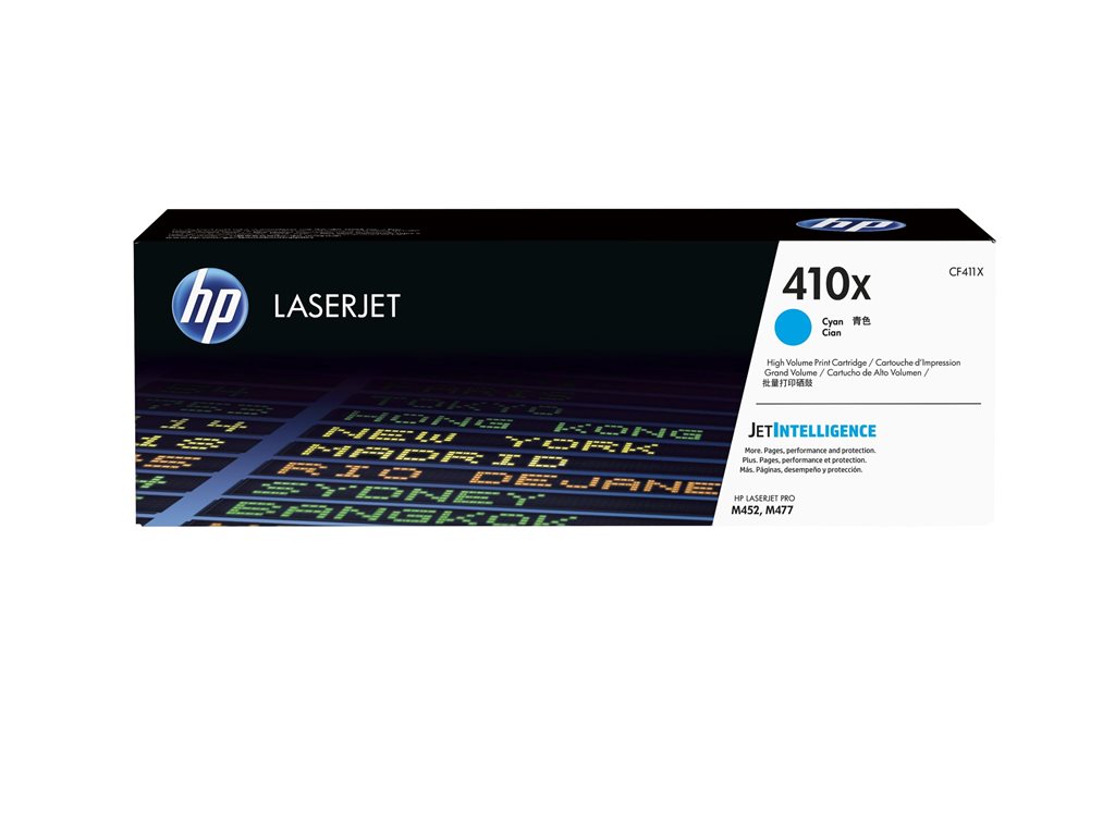 HP 411X Original cartouche toner cyan HY
