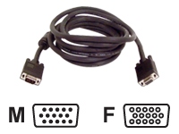 Belkin - VGA extension cable - HD-15 (VGA) (F) to HD-15 (VGA) (M) - 3.05 m