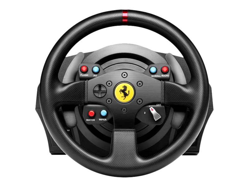 ThrustMaster T300 FERRARI GTE wheel and pedals set Product shot Front 79500