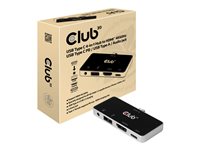 Club3D USB Type C 4-in-1 Hub Dockingstation