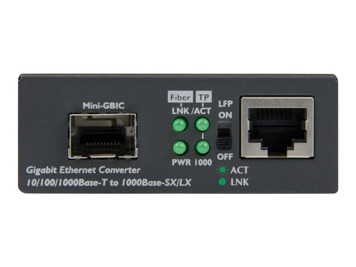 StarTech.com Multimode / Single Mode Fiber Media Converter - Open SFP Slot - 10/100/1000Mbps RJ45 Port - LFP Supported - IEEE 802.1q Tag VLAN - (MCM1110SFP) - konvertor médií s optickými vlákny - 10Mb LAN, 100Mb LAN, 1GbE – foto 5