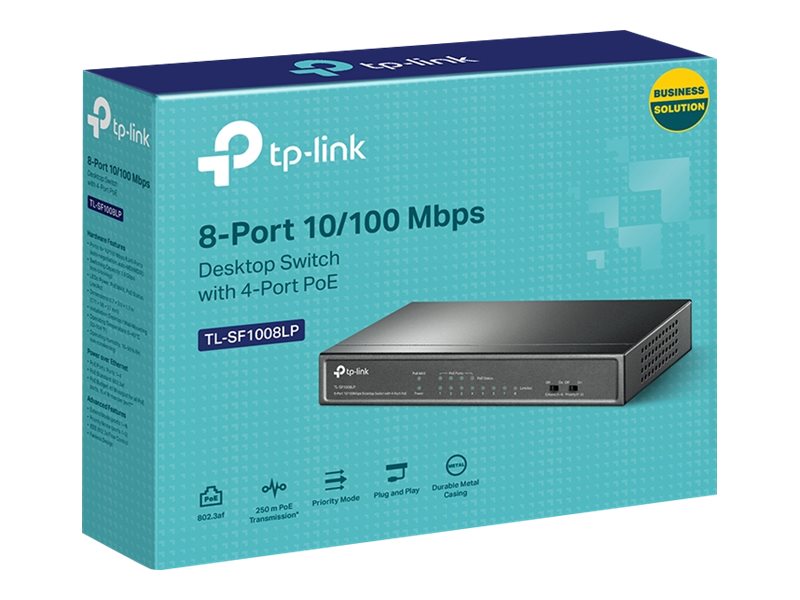 TP-LINK TL-SF1008LP 8P Switch 4P PoE