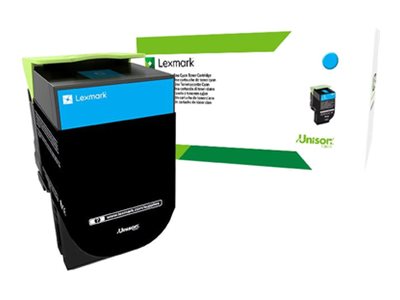 Lexmark cyan original toner cartridge Lexmark Product shot Left-angle 79150