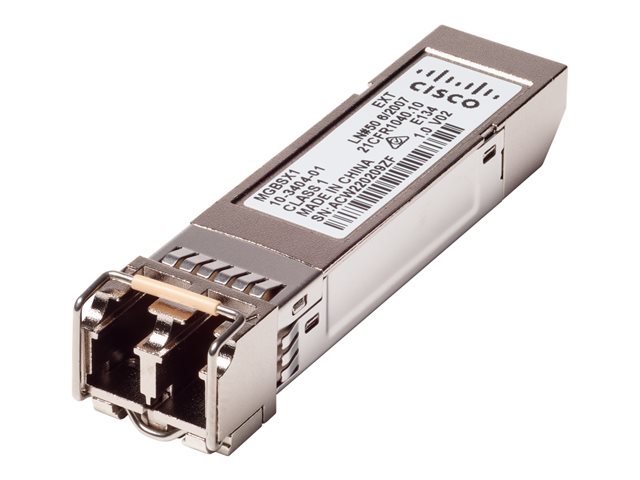 Image of Cisco Small Business MGBSX1 - SFP (mini-GBIC) transceiver module - 1GbE