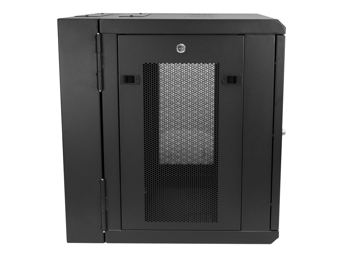 StarTech.com 12U 19" Wall Mount Network Cabinet, 20" Deep 4 Post Hinged Locking IT Computer Equipment Enclosure with Shelf, Flexible Vented Switch Depth Data Rack Cisco 3850, 2960 Series - 12U Vented Cabinet (RK1224WALHM) - rozvaděčová skříň - 12U – foto 6