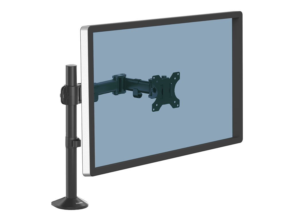 FELLOWES BRAS PORTE-ECRAN SIMPLE REFLEX pour 1 écran, Hauteur et Profondeur Ajus