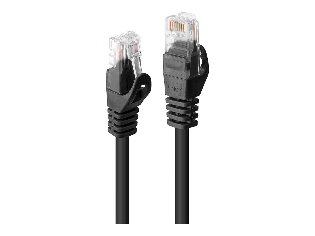 LINDY Basic Cat.6 U/UTP Cable Black 3m