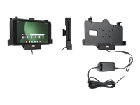 Brodit - Car charging holder - active, for fixed installation - 2.7 A (Pogo) - black - for Samsung Galaxy Tab Active5