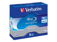 Verbatim - 5 x BD-R DL - 50 GB 6x - jewel case