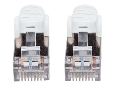 INTELLINET Patchkabel Cat6a-Stecker/Cat7-Rohkabel 7,5m weiß
