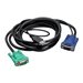 APC - keyboard / video / mouse (KVM) cable - 12 ft